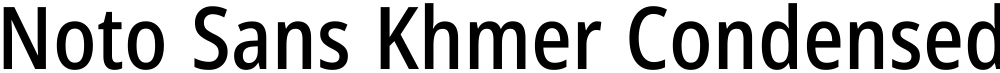 Noto Sans Khmer Condensed Medium
