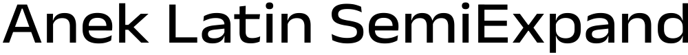 Anek Latin SemiExpanded Medium
