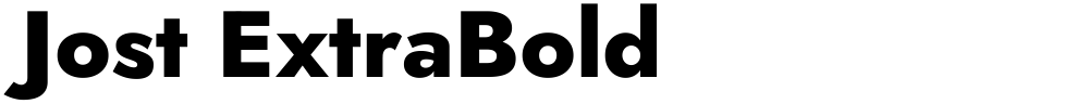 Jost ExtraBold