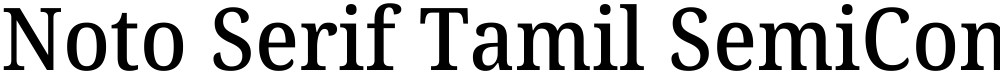Noto Serif Tamil SemiCondensed Medium