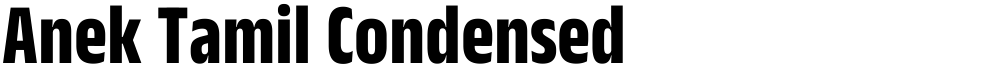 Anek Tamil Condensed