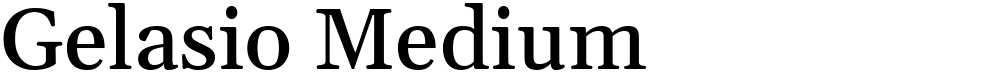 Gelasio Medium