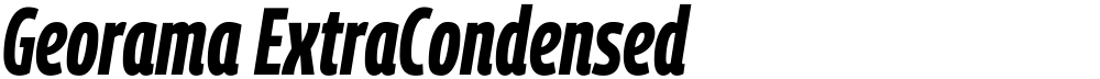 Georama ExtraCondensed