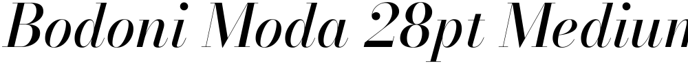 Bodoni Moda 28pt Medium