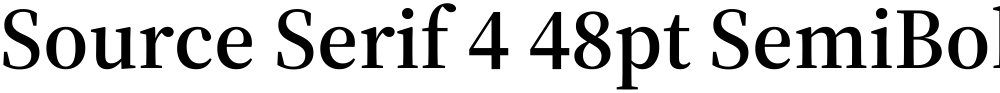Source Serif 4 48pt SemiBold