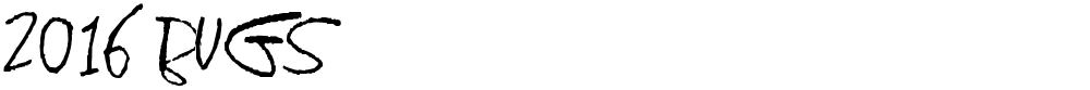 2016 Bugs