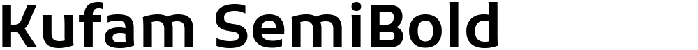 Kufam SemiBold