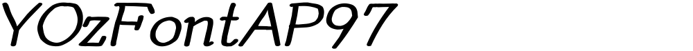 YOzFontAP97