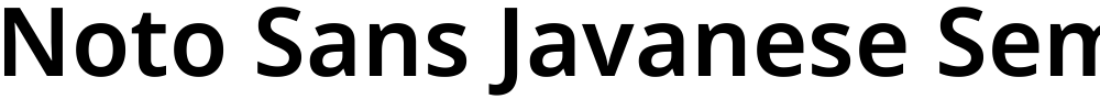 Noto Sans Javanese SemiBold