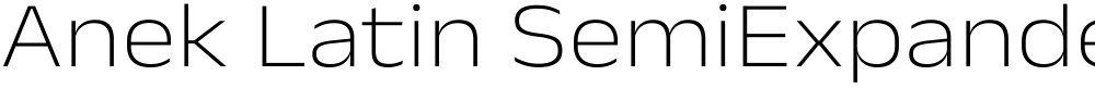 Anek Latin SemiExpanded ExtraLight