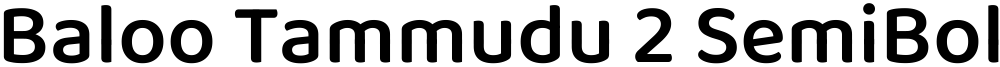Baloo Tammudu 2 SemiBold