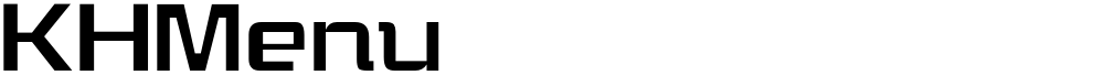KHMenu
