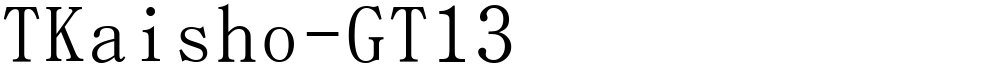 TKaisho-GT13