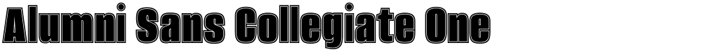 Alumni Sans Collegiate One