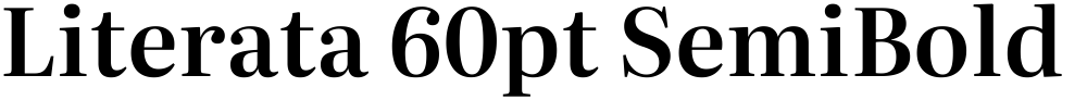Literata 60pt SemiBold