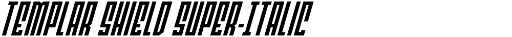 Templar Shield Super-Italic