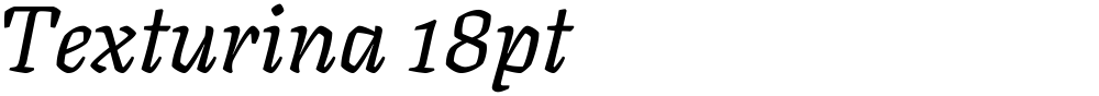 Texturina 18pt