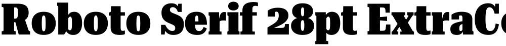 Roboto Serif 28pt ExtraCondensed Black