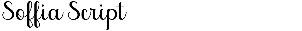 Soffia Script