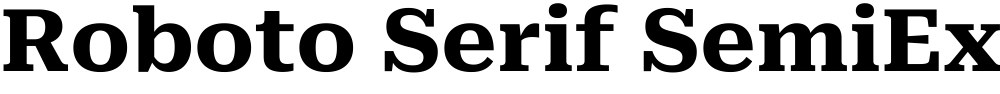 Roboto Serif SemiExpanded