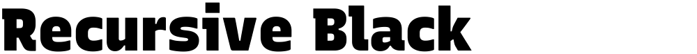 Recursive Black