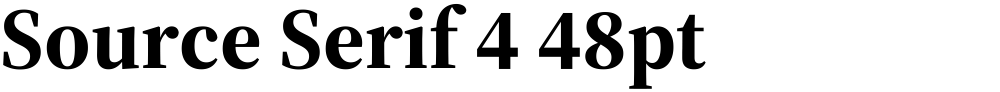 Source Serif 4 48pt