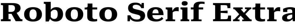 Roboto Serif ExtraExpanded