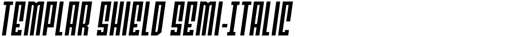 Templar Shield Semi-Italic