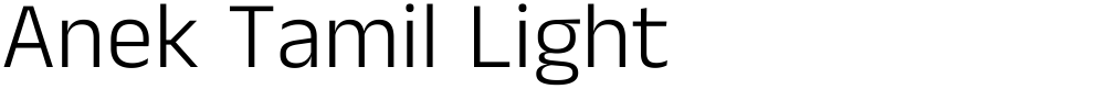 Anek Tamil Light