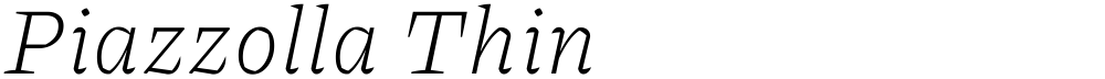 Piazzolla Thin