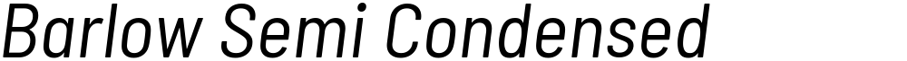 Barlow Semi Condensed