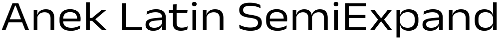 Anek Latin SemiExpanded