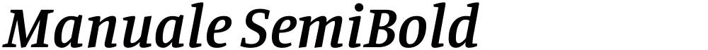 Manuale SemiBold