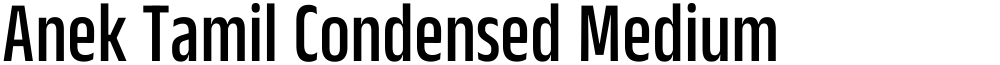 Anek Tamil Condensed Medium