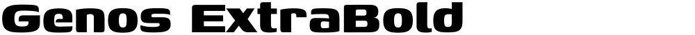 Genos ExtraBold