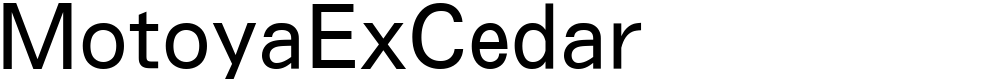 MotoyaExCedar