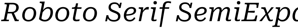 Roboto Serif SemiExpanded