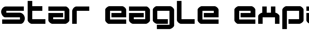 Star Eagle Expanded Bold