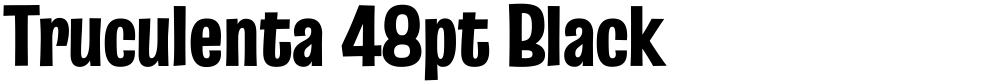 Truculenta 48pt Black