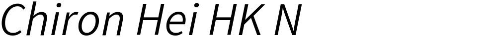 Chiron Hei HK N