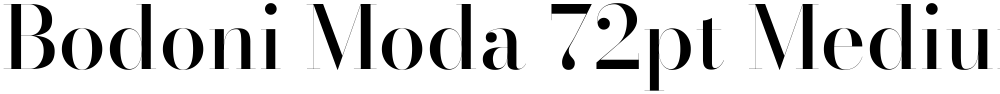 Bodoni Moda 72pt Medium