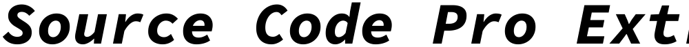 Source Code Pro ExtraBold