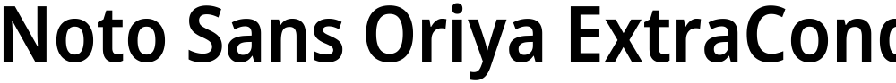 Noto Sans Oriya ExtraCondensed SemiBold