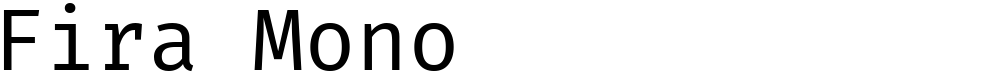 Fira Mono