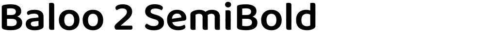 Baloo 2 SemiBold