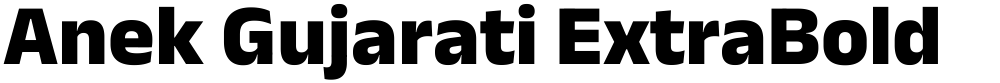 Anek Gujarati ExtraBold