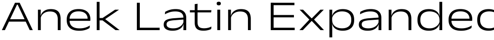 Anek Latin Expanded Light