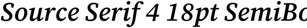Source Serif 4 18pt SemiBold
