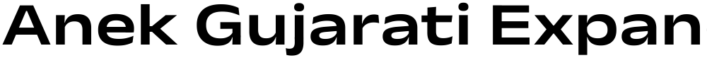 Anek Gujarati Expanded SemiBold