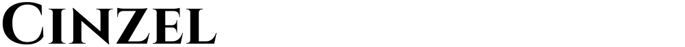 Cinzel